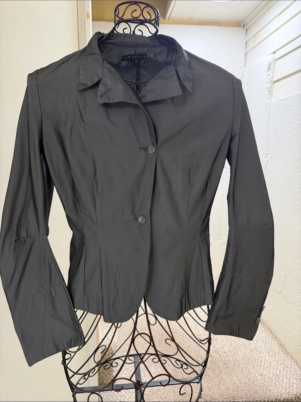 Vintage Elm Design Tailored Button-Front Jacket